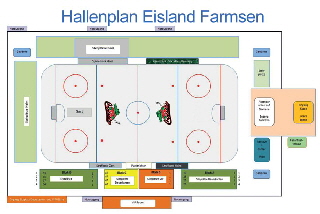 Crocodiles-Hallenplan